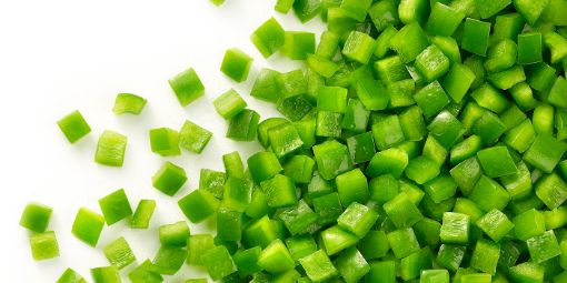 Picture of Green peppers cubed/diced (500g)